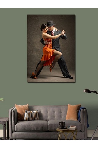 Kanvas Tablo Tango Dansı Çifti 70cmx100cm