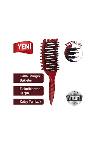 Proco Beauty Proco Beauty Pro Curly Kıvırcık Saçlar Için Bukle Belirginleştirici - Kıvırcık Kız Metodu - Saç Fırçası