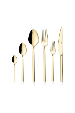 Neva N3557 Trend Gold 72 Prç Çatal Kaşık Bıçak Seti Altın