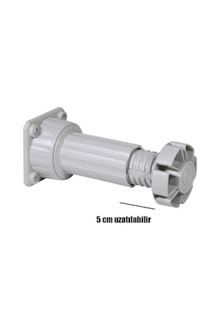 Ayarlı Beyaz Baza Ayağı Beyaz 10/15 Cm 4 Adet Diğer