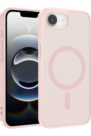 İphone 17e Serisi Uyumlu M-serisi Manyetik Şarj Destekli Babet Tasarım Silikon Kılıf
