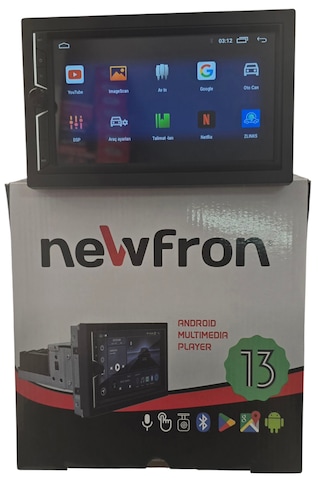 Newfron Nf L7u2 Unıversal Teyp Android 13 Multimedia Player