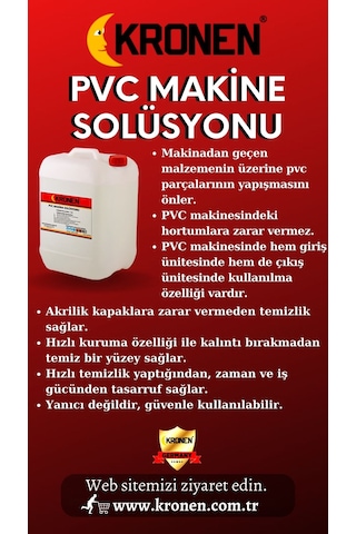 Kronen Pvc Makina Temizleme Solüsyonu 10 Lt