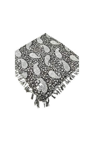 Shawl Secret Sökme Boncuklu Pamuk Yazma - 05868 Kahve-vizon