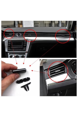 Passat B8 / Arteon Torpido Ön Havalandırma Yönlendirme Klipsi