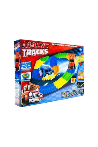 Kayyum Oyuncak Magic Tracks Pilli Işıklı 384 Parça Yarış Pisti 2