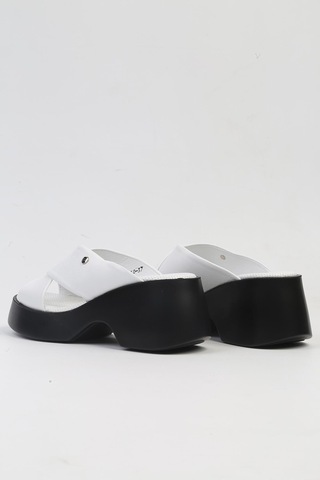 Pierre Cardin Pc-7192- 3968 Beyaz-kadın Platform Terlik Beyaz