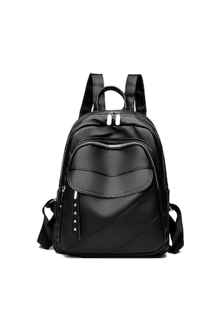 Kızlar Yeni Moda Seyahat Yüksek Kaliteli Okul Çantası-siyah Siyah