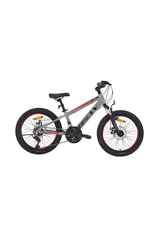 Bisan Cooper Çocuk Bisikleti 28 Cm Md 20 Jant 21 Vites Açık Gri Kırmızı Gri - Kırmızı