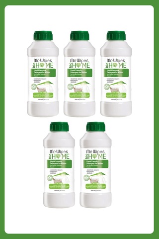 5'li Mr.wipes Beyazlar Için Çamaşır Deterjanı 1000 Ml 1 L