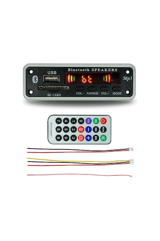 Ximistore9 12v Bluetooth Mp3 Modülü - Dayanıklı Ve Kompakt Kablosuz Ses Kartı