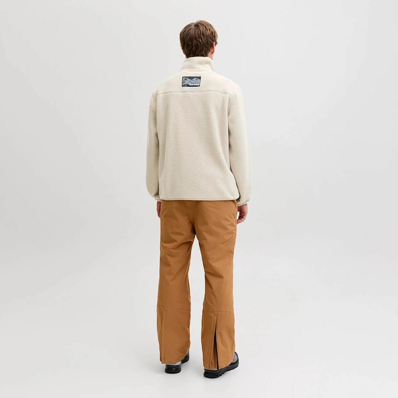 Jack & Jones Alpes Erkek Krem Polar Ceket 12284827-slg Krem