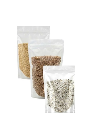 İpek Değirmen Aspir Tohumu Beyaz Sorgum Kara Buğday Tavuk Güvercin Yemi 3 x 1 KG