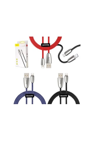Baseus Torch Series Lightning Şarj Ve Data Kablosu 1.5A 2Mt Calhj (461913766)