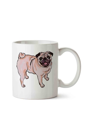 Pug Köpek En Çok Satılan Kupa Bardak