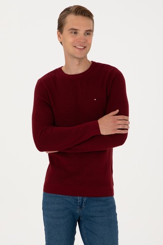 U.S. Polo Assn. U.s. Polo Assn. Erkek Bordo Kazak /triko 50313667-vr014