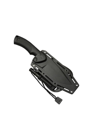 Columbia TNT-1020-B Siyah Magnezyum Çubuklu Avcı Kamp Bıçağı Siyah