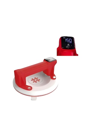 Shijing Tools P613 Şarjlı Hava Pompalı Dijital Vantuz - Cam Granit Seramik Ayna Taşıma Vantuzu
