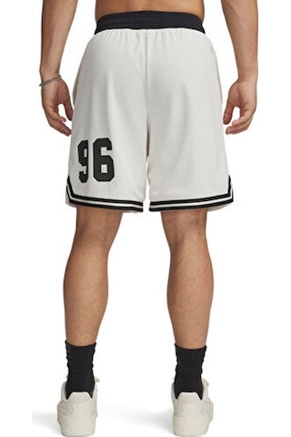 Under Armour Courtside Hoops Short Erkek Basketbol Şortu 1390120-279beyaz Beyaz