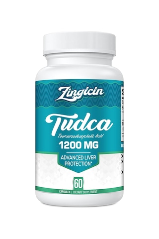 Zingicin Tudca Liver Detox Cleanse Digestion 1200mg 60 Caps