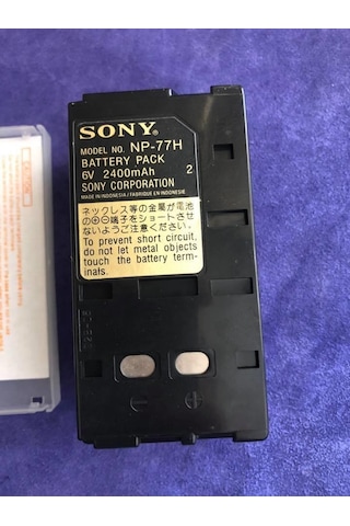 Sony Np 77h 6v 2400mah Batarya Sony Video Kamera Bataryası
