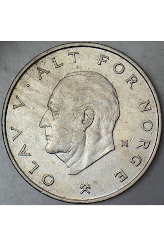 Norveç 5 Kron 1979 Kral 5. Olav Dönemi. 29,5 Mm.