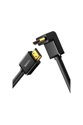 Ugreen Hdmı 4k Cable Male To Male 90 Degree Black 2m, 10173