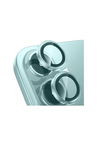 Apple iPhone Uyumlu 16 Plus N7th Mikro Kamera Lens Koruyucu - Yeşil Yeşil