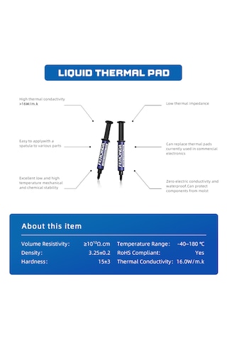 Fehonda Ltp65 16w Likit Termal Pad Termal Putty 12gr