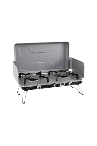 Outwell Merapi Pro Stove İkili Kamp & Karavan Ocağı Gri