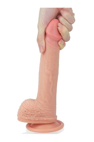 Fastieshop Çift Katmanlı Realistik Dildo - 22 Cm