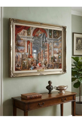 Modern Roma Ve Atina Okulu İkili Set - 2 X 1000 Parça Manzara İkili Puzzle Seti