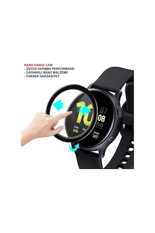 Samsung Galaxy Uyumlu Watch Active 2 40mm Ekran Koruyucu Nano Esnek Cam