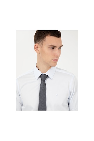 Pierre Cardin Slim Fit Uzun Kollu Klasik Gömlek 50251166-vr003 Mavi