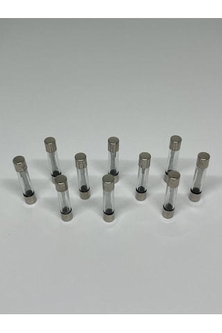 10 Adet 25 Amper 30mm Büyük Boy Cam Sigorta 25a