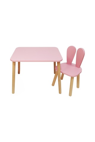 Bee Smart Pembe Naturel 1 Sandalyeli Set - Standart Diğer