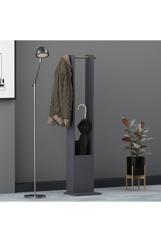 Lagomood Joline Şemsiyelik Askılık Antrasit Ceviz Antrasit - Ceviz