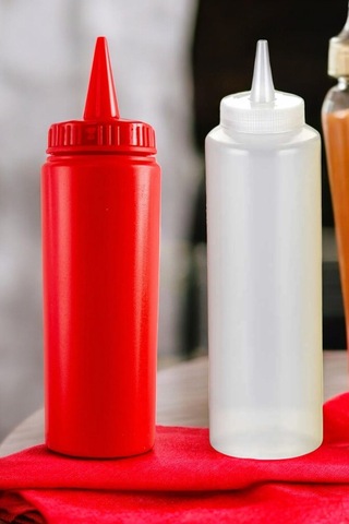 500 Ml. Fişek Sosluk Yağdanlık Ketçap Mayonez Hardal Re