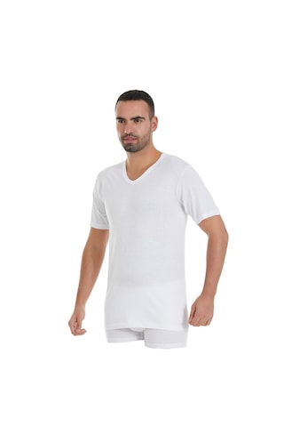 6'lı Paket Erkek Süper Ince Kısa Kol Fanila Atlet 001