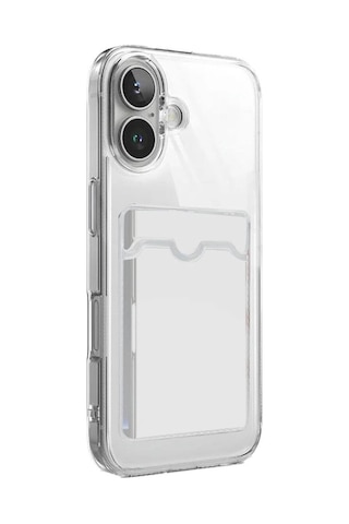 Apple İphone 17 Kart Şeffaf Silikon