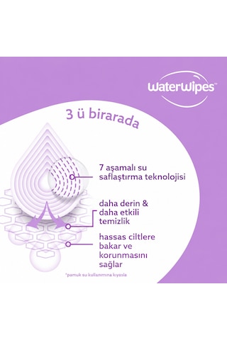Waterwipes Sensitive+ Yatıştırıcı Islak Mendil 12x60 Adet 720 Yaprak