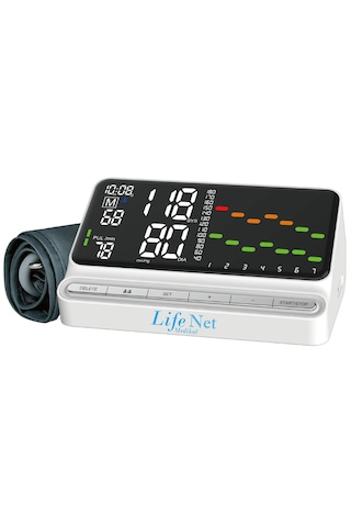 Life Net Medikal U80W Tam Otomatik Üst Koldan Ölçer Dijital Tansiyon Aleti