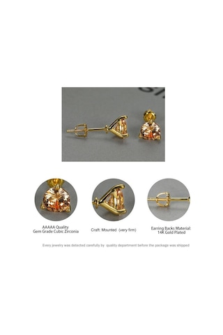 Mor Zarif 1.25ct Birthstone Martini Saplama Küpe 18 K Altın Yuvarlak Kesim Spiral Saplama Küpe Kadınlar Için Doğa Taş Düğün Güzel Takı