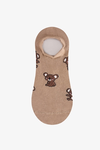 Penti Kahve Little Bear 3 Çift Sneaker Çorap