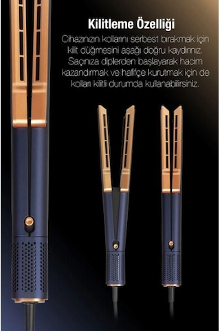 Fantom Jolie Hs 1500 Saç Düzleştirici Mavi