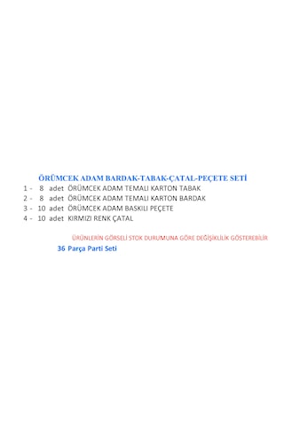 Örümcek Adam Bardak-tabak-çatal-peçete Seti