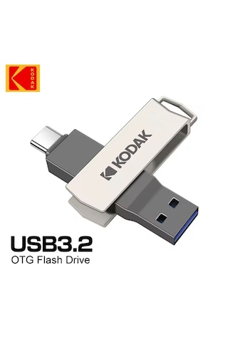 .  Kodak K273  32 GB Type-C ve Usb 3.2 Type-C Çift Giriş Otg Flash Bellek