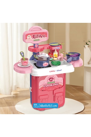 Ogi Mogi Toys Mutfak Oyun Seti 2 Si 1 Arada Taşınabilir Sırt Çantası