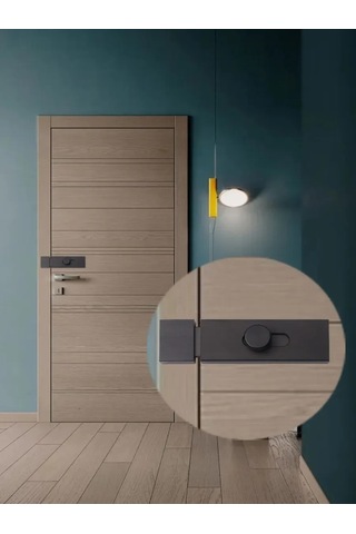 Makedon Kapı Mandalı, Siyah Sürgü 95mm 420252543