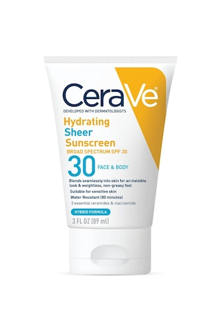 Cerave Hydrating Sheer Spf30 Yüz Ve Vücut Güneş Kremi 89ml